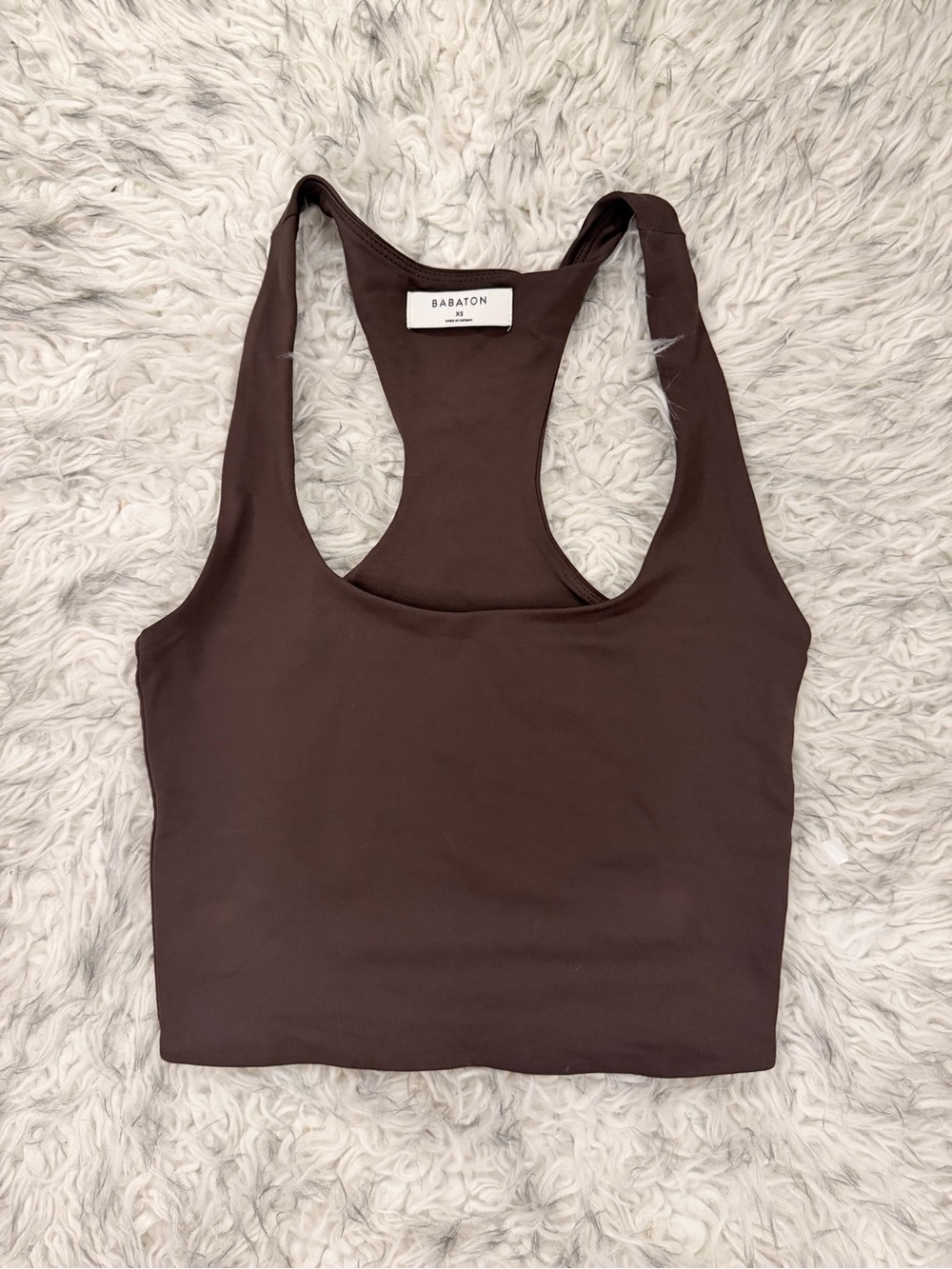 Babaton Racer Tank - Coffee Bean